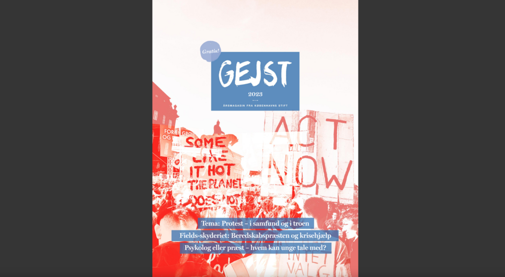 Forside af magasinet Gejst 2023