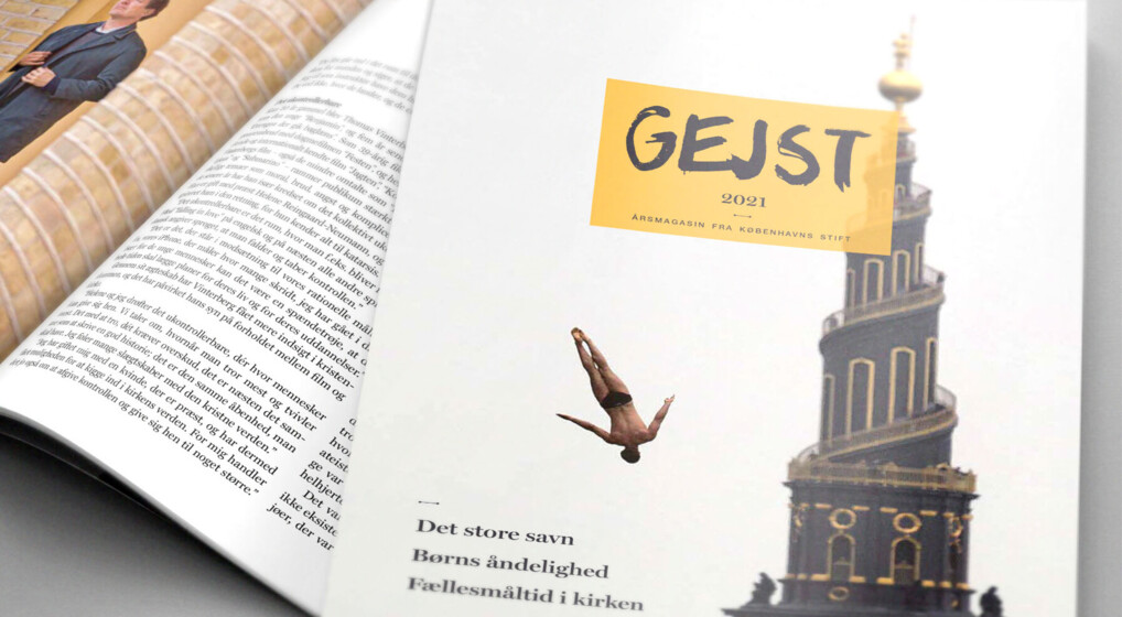 Forsiden af magasinet gejst 2021