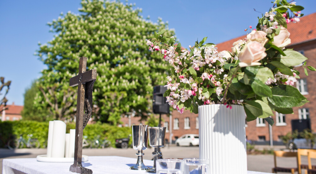 Udendørs gudstjeneste i Sydhavn sogn