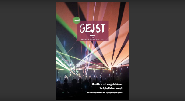 Forside af magasinet Gejst 2022
